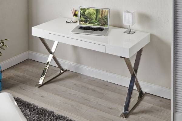 Brand NEW High Gloss White Desk