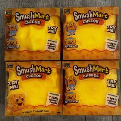 SMUSH MART CHEESE 5” SQUISHY $20