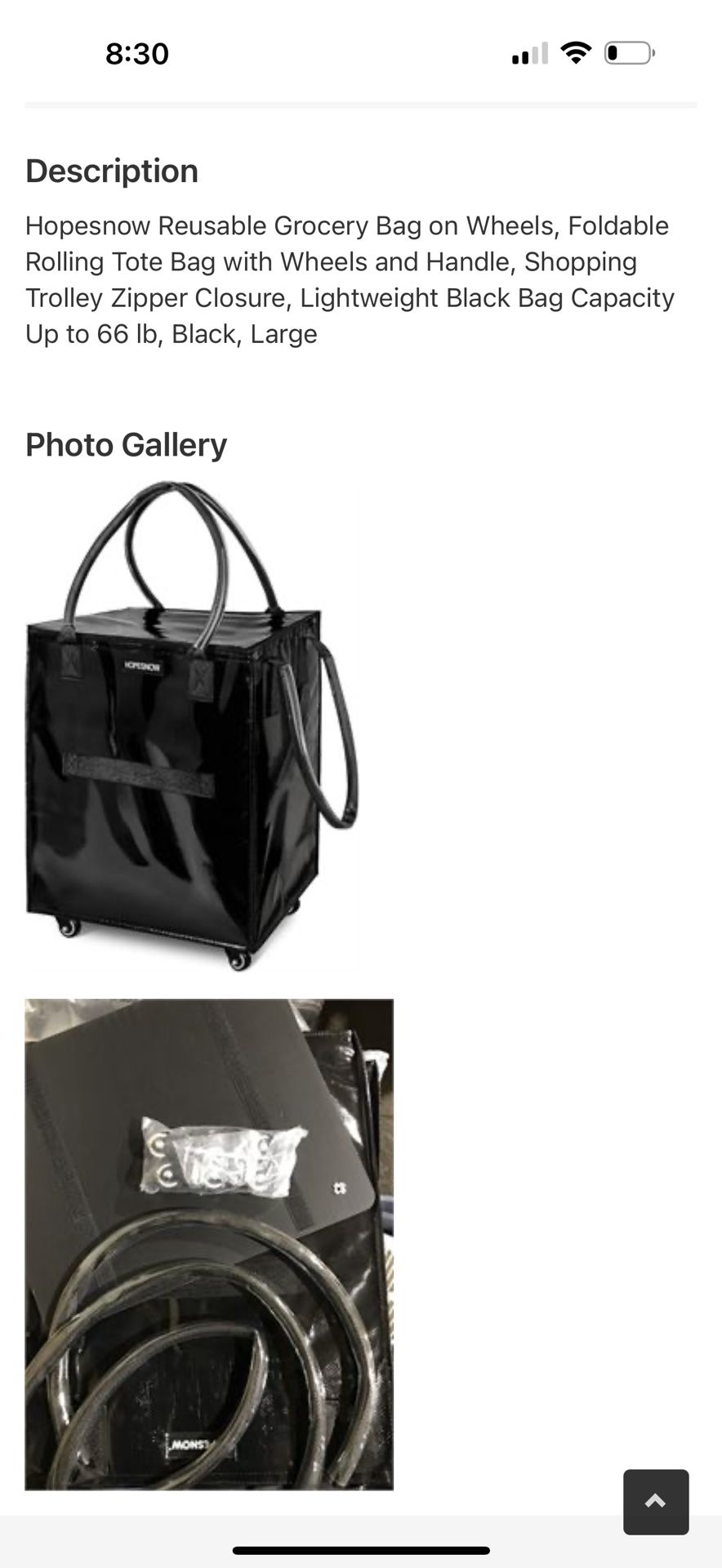 Hopesnow Reusable Grocery Bag