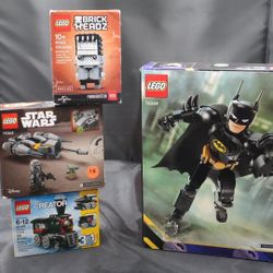 🧱 LEGO MINI LOT – Batman, Star Wars, Brickheadz + More! 🔥
🎁 4 New Factory-Sealed Sets – Great Bundle for Kids or Collectors

