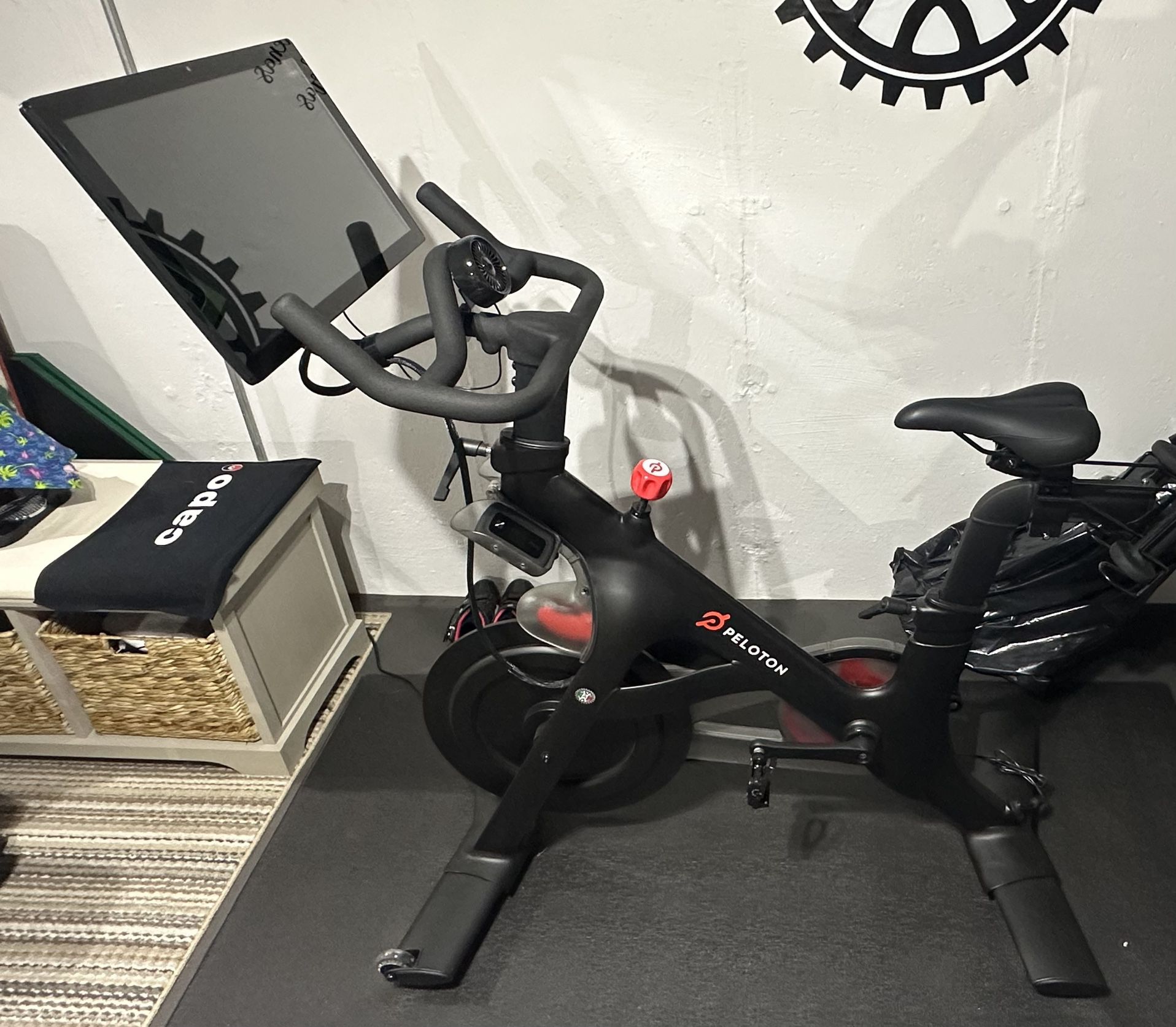 Peloton Bike With Shoes & Accessories Like New