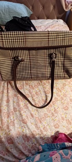 New RALPH LAUREN  PLAID PURSE GORGEOUS