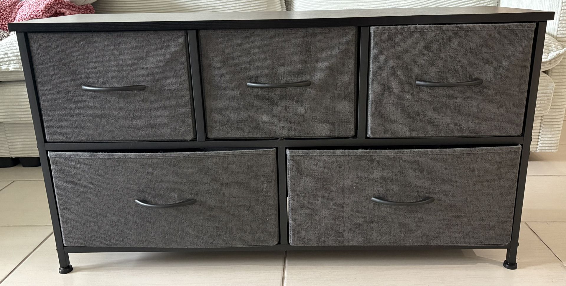 Edx 5 Drawer Dresser (Grey)