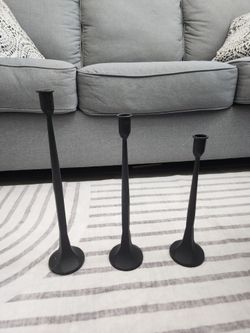 Iron Taper Candle Holder Set of 3
