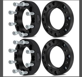 SCITOO 4PCS 8x6.5 to 8x180 Wheel Adapters 1.5inch fit for Silverado 2500HD