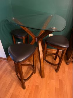 Counter height table set