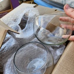 Glass Bubble Ball Vase 12 pieces