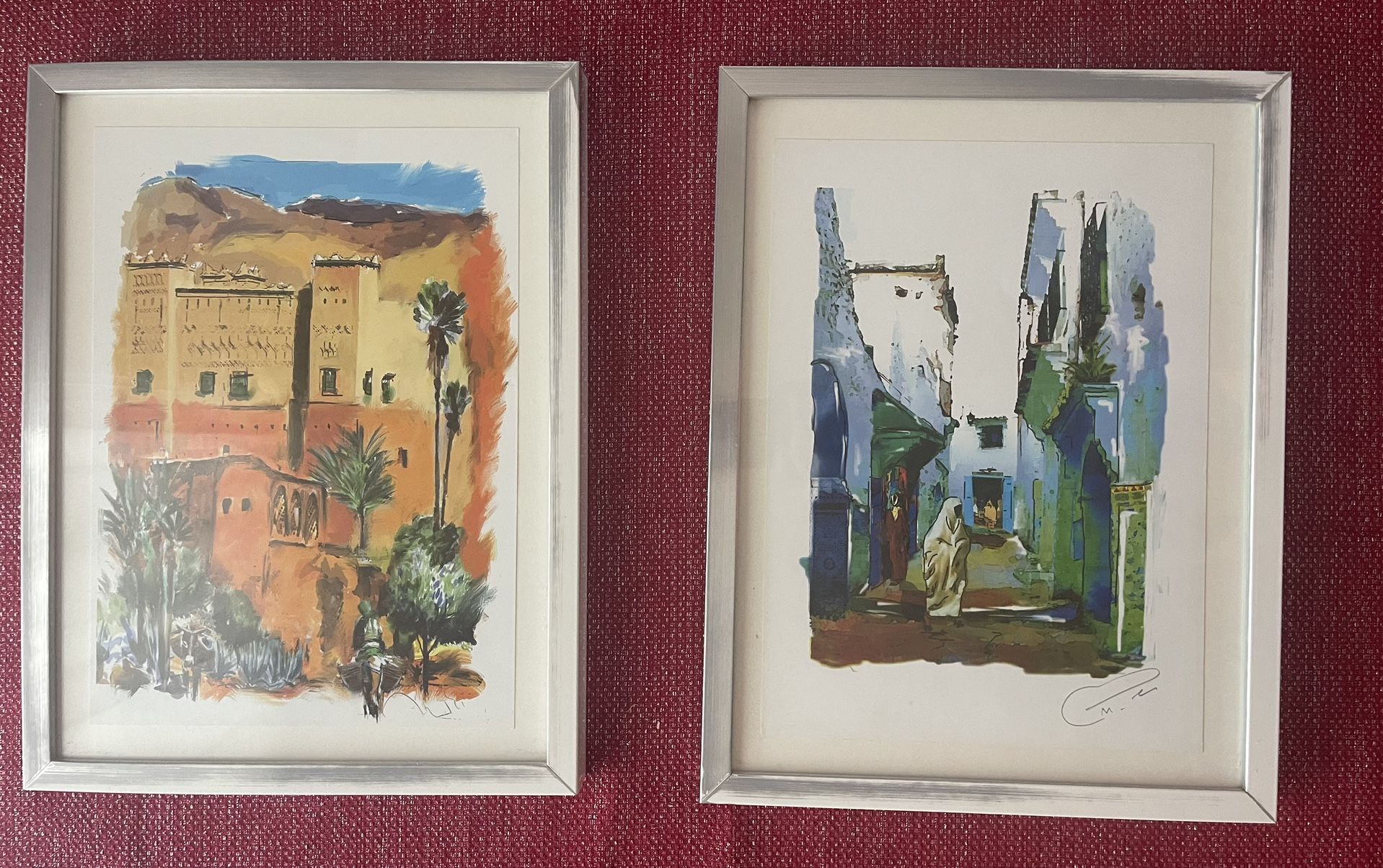 Original Wall Art Painting From Morocco