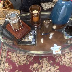 Glass Coffee Table Oval