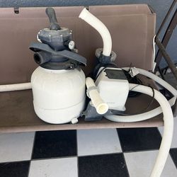 Intex above ground sand pool pump