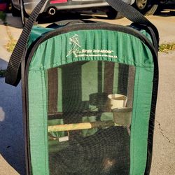 Birdie Tote-Mobile Lightweight Handheld Bird Carrier and Backpack  by Hobo Pet Accessories (18"H x 13"D x 13"W)