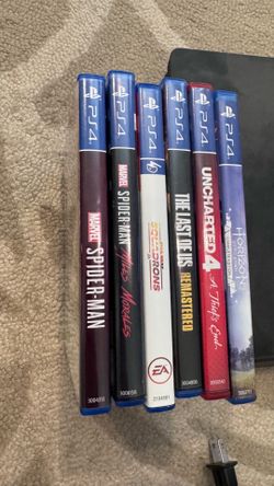 PS4 with 6 games
