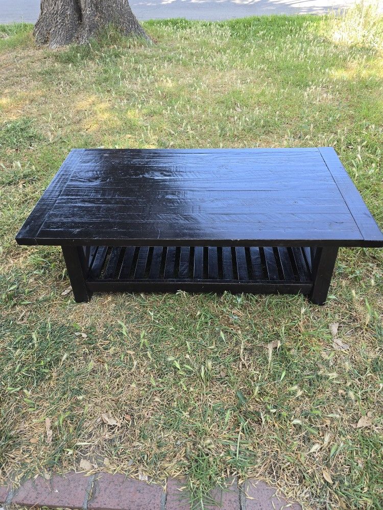 Rustic Solid Wood Coffee Table