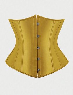 Yellow/ mustard color corset size L