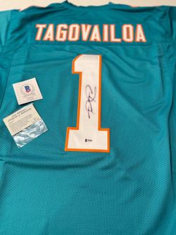 Miami Dolphins Tua Signed jersey