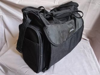 Eddie Bauer Black Multi-Compartment Diaper Bag / Travel Duffel