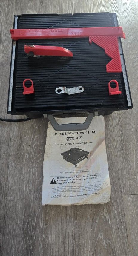 DRILL MASTER 4 1/2" TILE SAW (G(contact info removed)8)