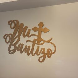 Mi Bautizo Sign 