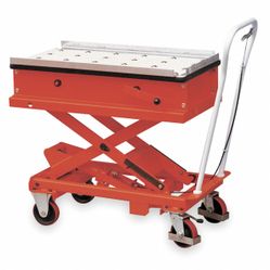 Dayton Scissor Lift Table 440lb Load Cap 32”x20” Platform 43-3/4” Max Lift