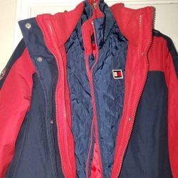 Women Tommy Hilfiger 3-In-1 All Weather System Jacket SIze L