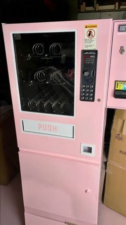 Pink Spiral Vending Machine