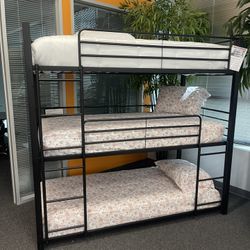 Brand  New Triple Twin Bunk Bed, Low Price! 🤯