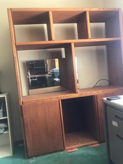 Solid oak cabinet