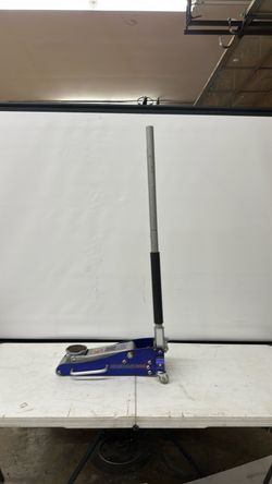 Blue Low-Profile Floor Jack