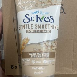 6 x St. Ives Gentle Soothing Face Scrub And Mask 5.3oz 