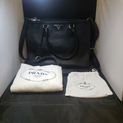 Prada Galleria Bag With Dust Bag For Purse And Sholder Strap