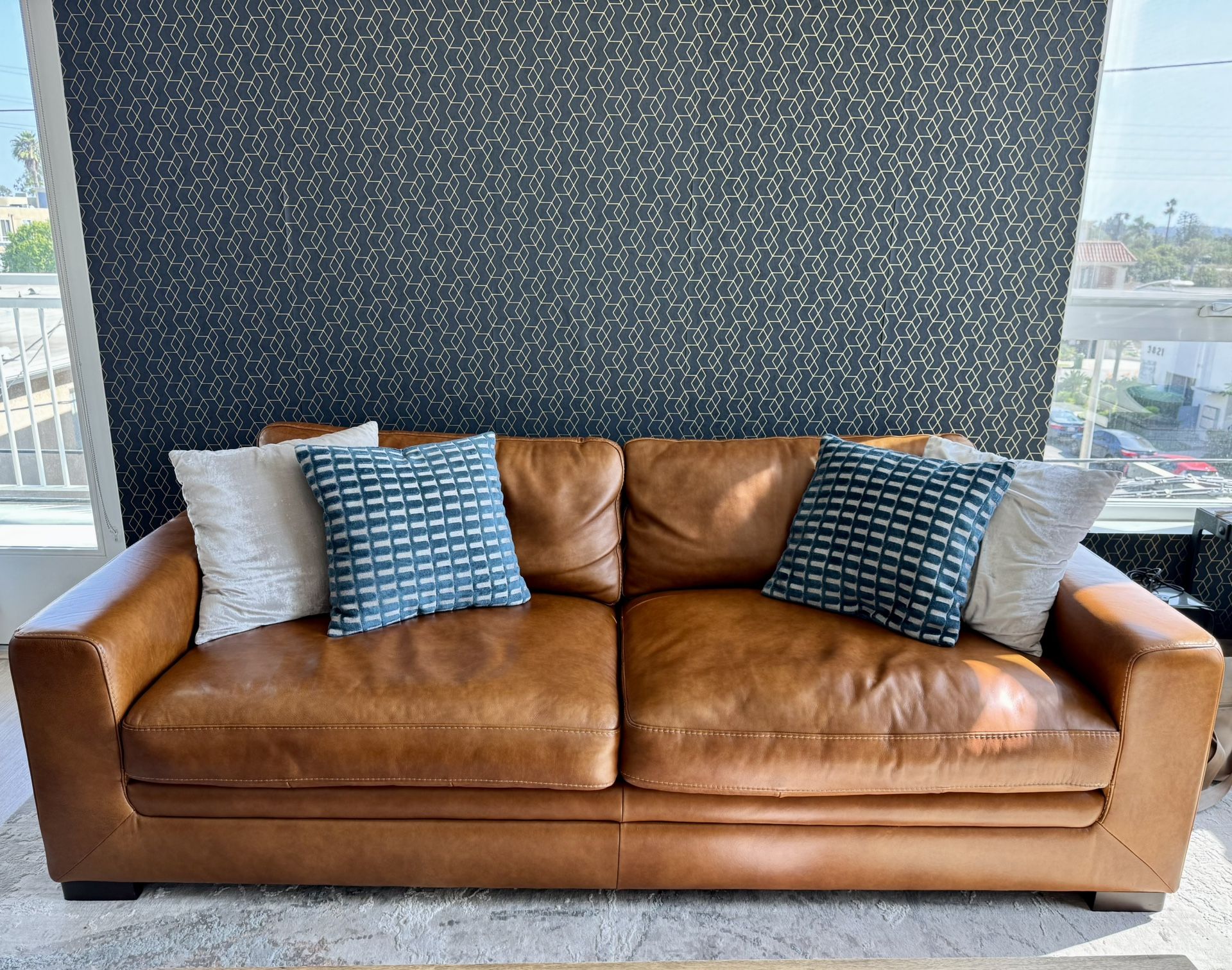 Leather sofa