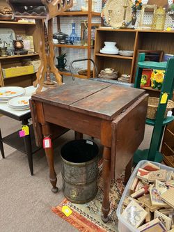 Antique Primitive Drop Leaf Table