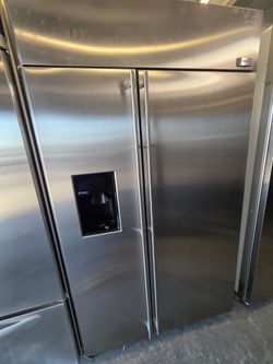 48" GE MONOGRAM BUILT IN STAINLESS STEEL REFRIGERATOR