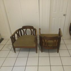 Pair Mid-Century Chairs