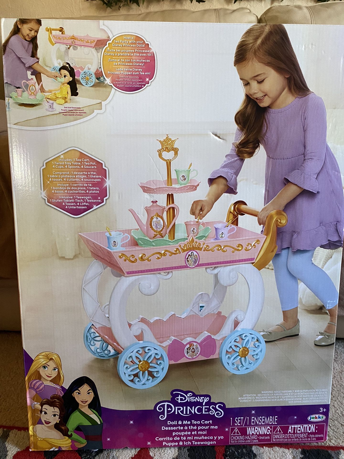 Disney Princess - Doll & Me Tea Cart