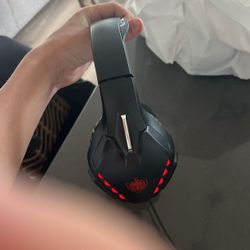 Red Wired Gaming Headset