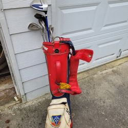 Golf Bag and Clubs