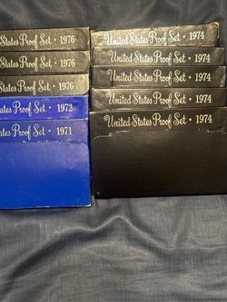 Proof sets 71, 72, 74 . The 76 have been sold