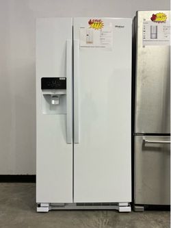 Whirlpool 21.4 cu. ft. Side by Side Refrigerator in White