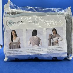 Sleepy Wrap Baby Carrier - Stretchy Ergo Sling, from Newborns to 35lbs (Dark Grey