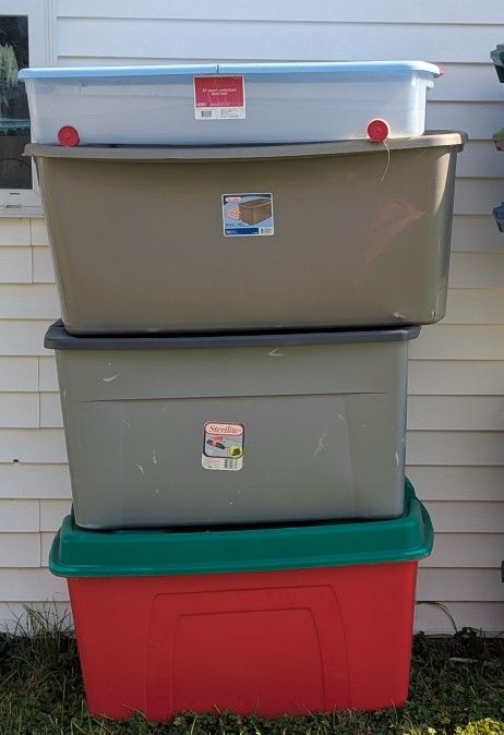 large storage containers $10.00 EACH