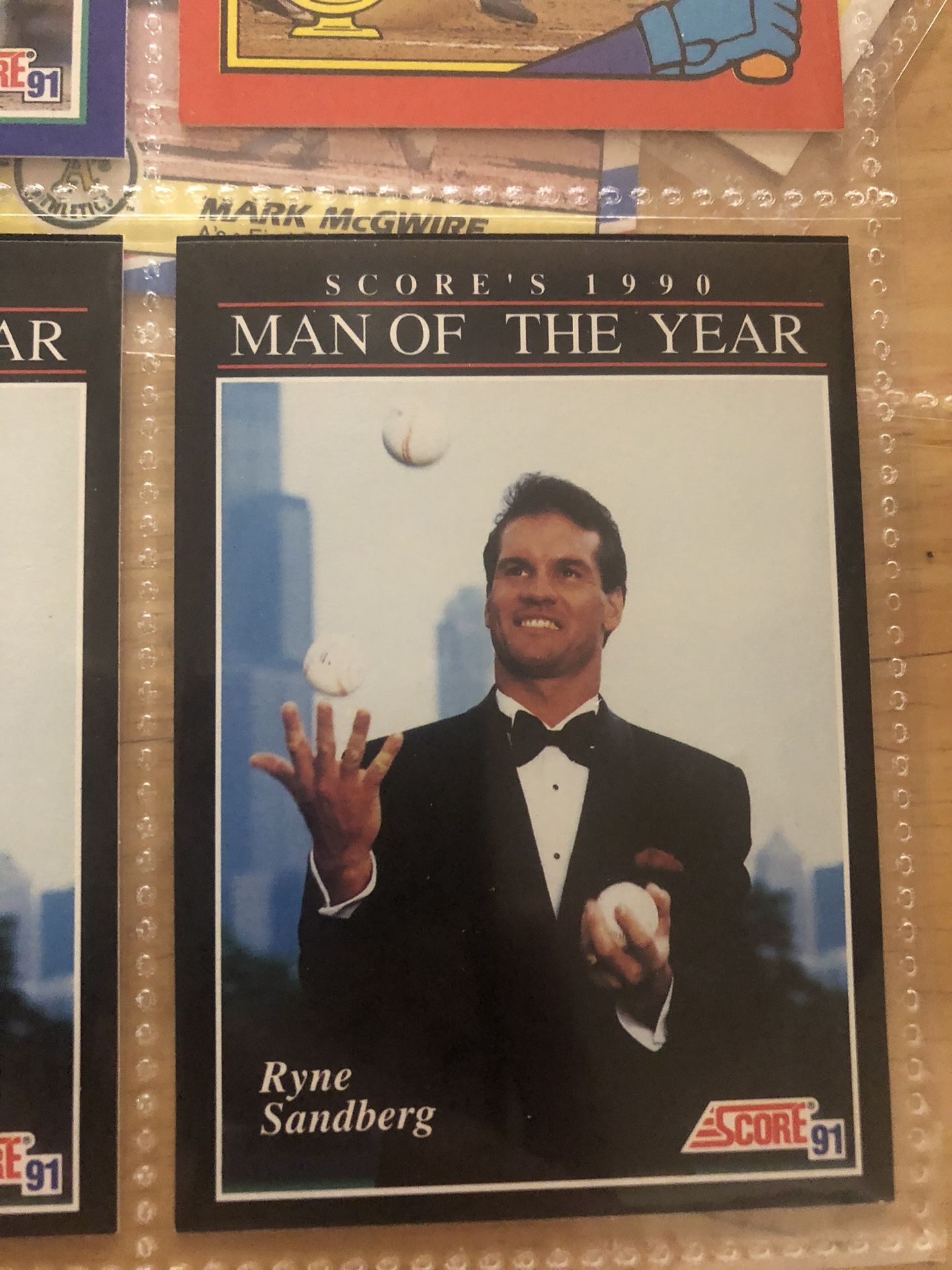 90 Score Baseball Card