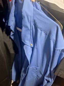 Happy chef unifor shirts no logo blue white or black  10 each