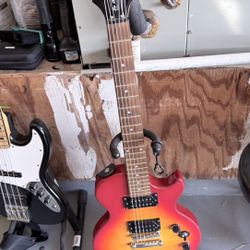 Gibson Epiphone Les Paul, Electric Guitar And Amp