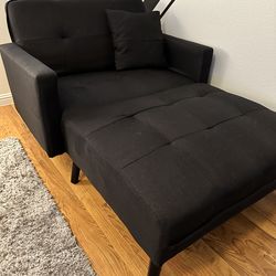 Black Chaise Chair