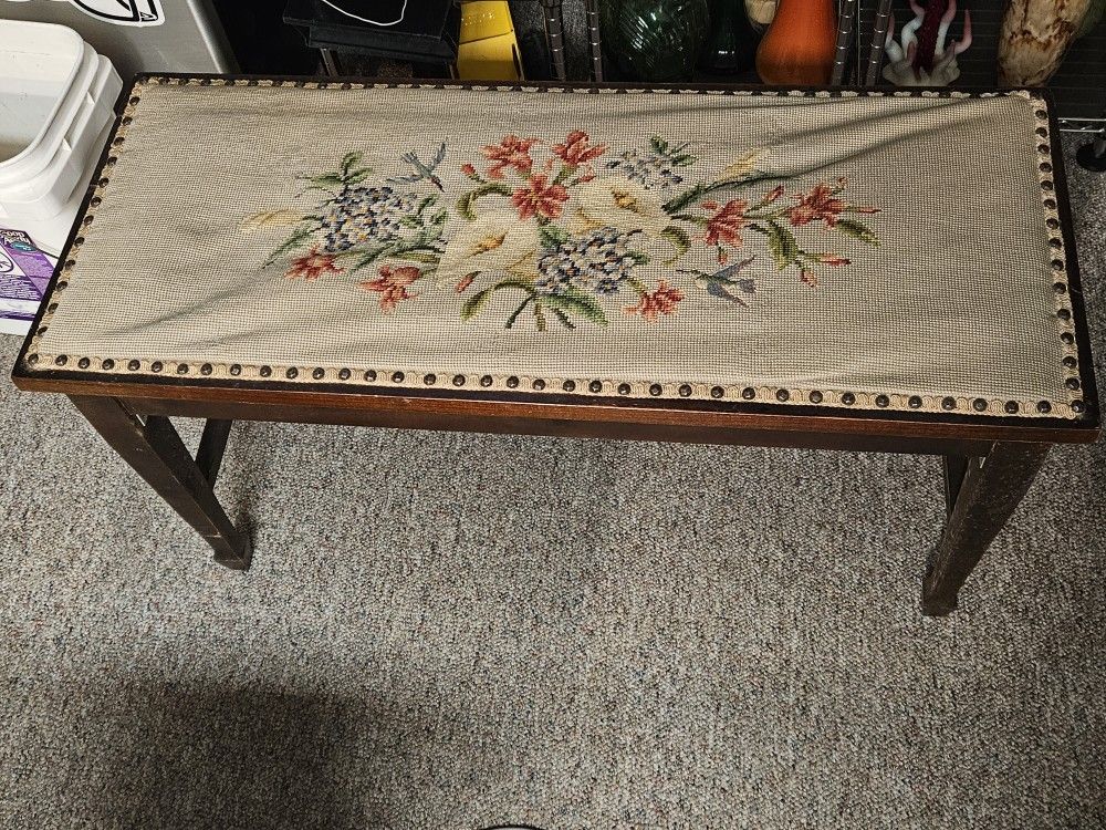 Vintage Charles Parker Piano Bench