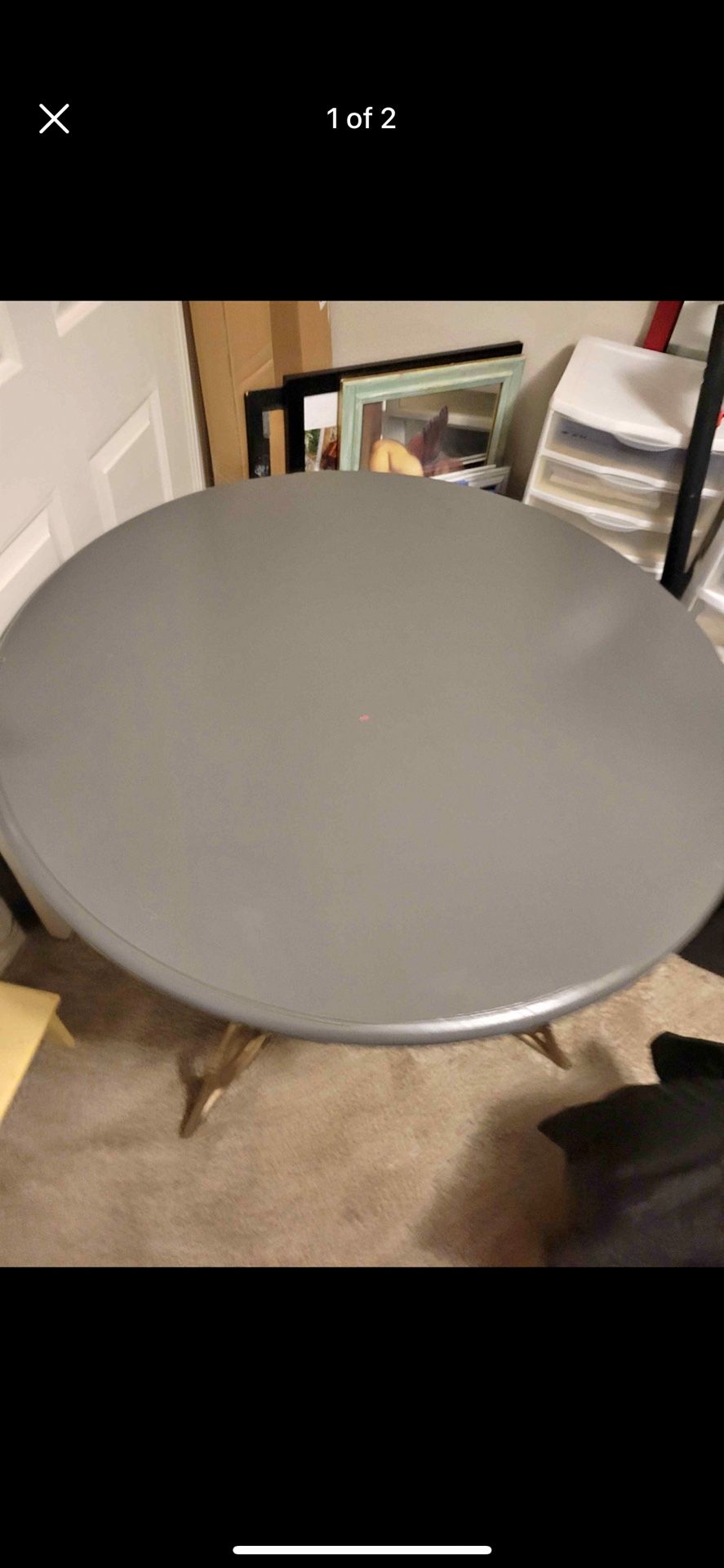 Table And Carpet And Two Lamps