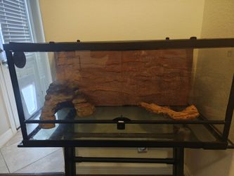 Glass Reptile Terrarium with Stand