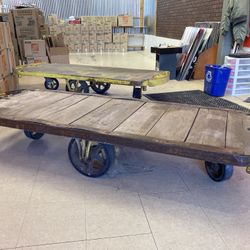 American vintage warehouse carts