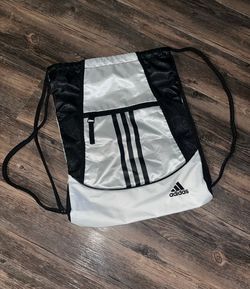 Adidas Athletic Bag Gym Bag Backpack Shoulder Bag White/Black
